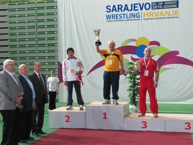 Перше місце в командному заліку кадетський чемпіонат Європи м. Сараєво 2010 