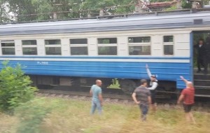 Знову загорілася електричка